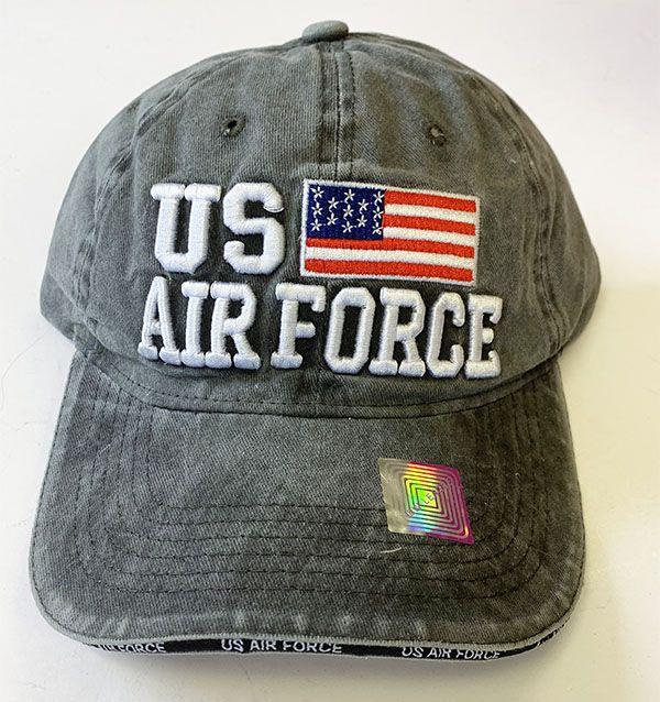 24 Wholesale Us Air Force Base Ball Cap assorted Color image