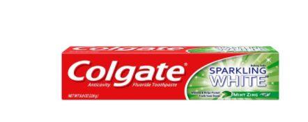24 Wholesale Colgate Toothpaste 8 Oz Sparkling White Mint Zing image