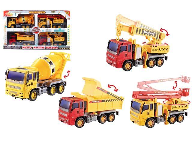 12 Wholesale Friction Construction Vehicle 4 Pcs Set image