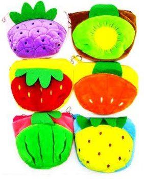 96 Wholesale Fruit Shape Coin Purse image