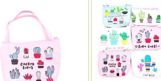 96 Wholesale Cactus Style Coin Purse image