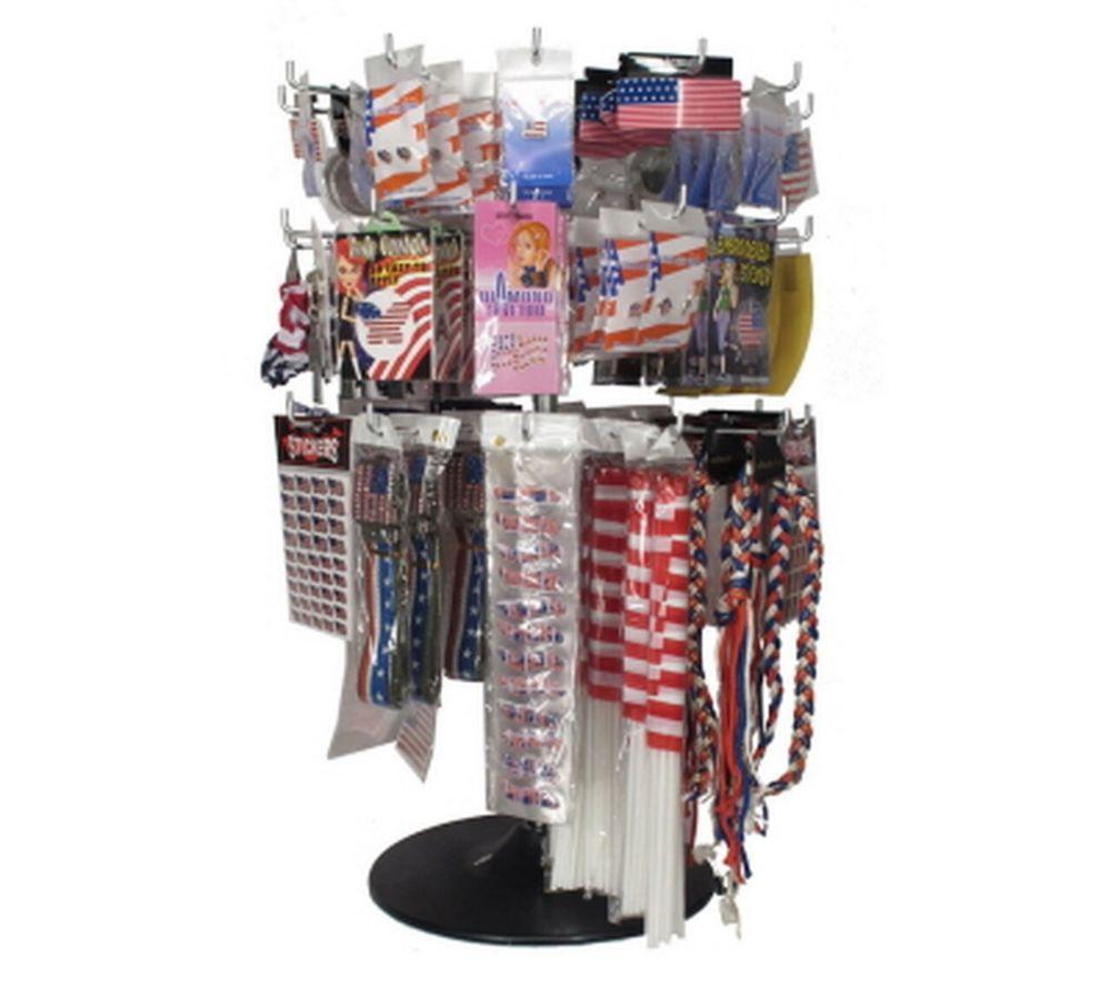 300 Wholesale Assorted Patriotic Flags Earring And Pins image