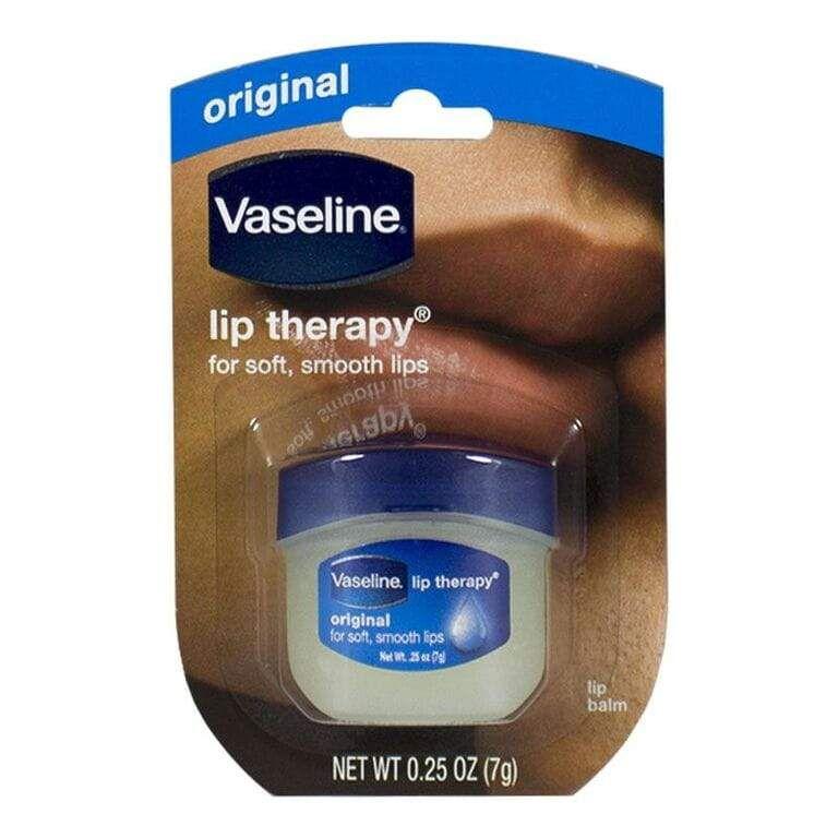 24 Wholesale Travel Size Vaseline Lip Therapy Original - 0.25 oz. Jar image