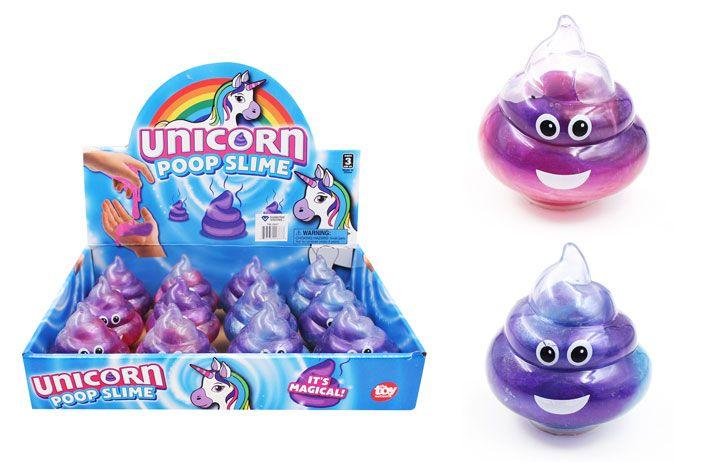 60 Wholesale Unicorn Poop Slime With Emoji  image