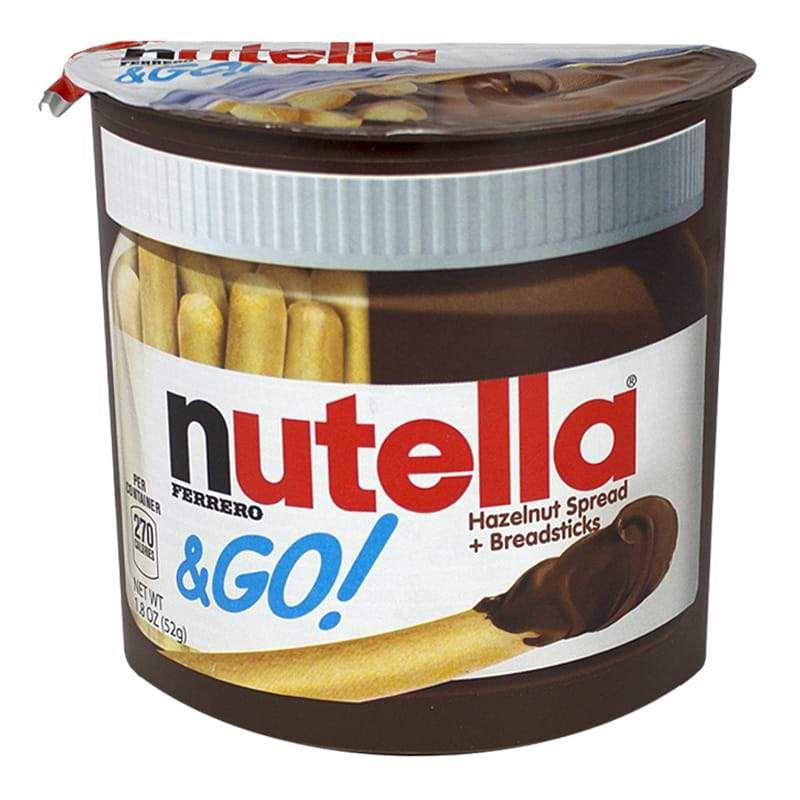 36 Wholesale Nutella & Go Hazelnut Spread Plus Breadsticks - 1.8 oz. image