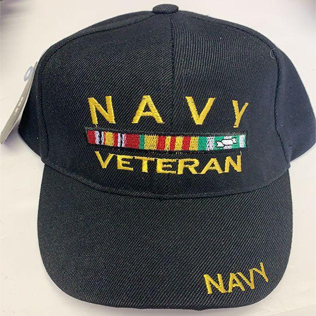 60 Wholesale Navy Veteran Adjustable Snapback Baseball Cap image