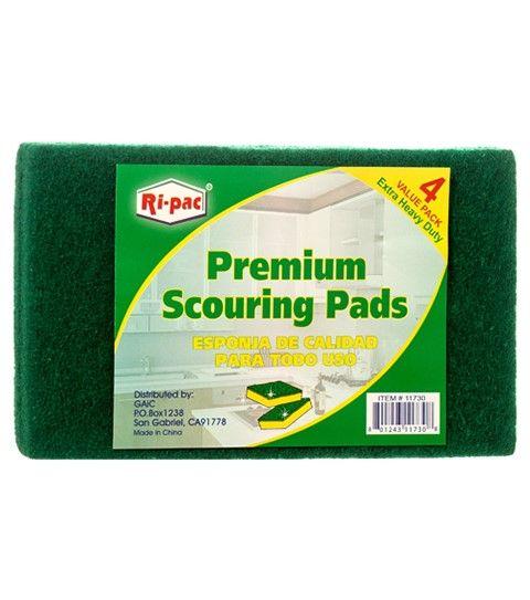 36 Wholesale 4 Piece Scouring Pad Heavy Duty image