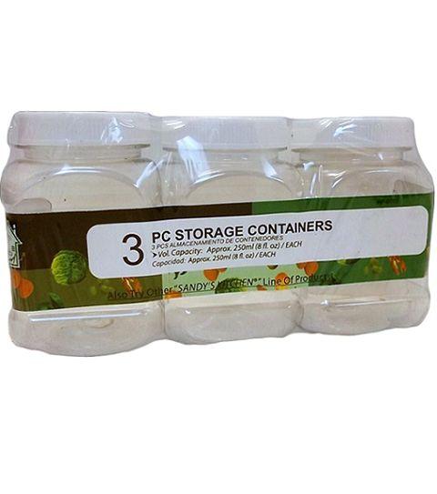 72 Wholesale 3 Piece Plastic Storage Container image