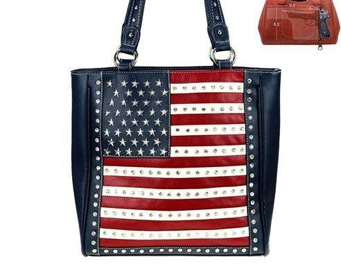 2 Wholesale Montana West American Pride Concealed Handgun Collection Tote image