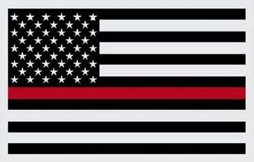 24 Wholesale Firefighters Red Line American Flag image