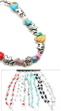 96 Wholesale Stone And Chain Bracelet image