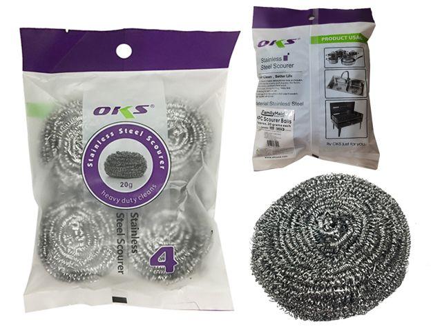 120 Wholesale 4 Piece Scourer Balls image