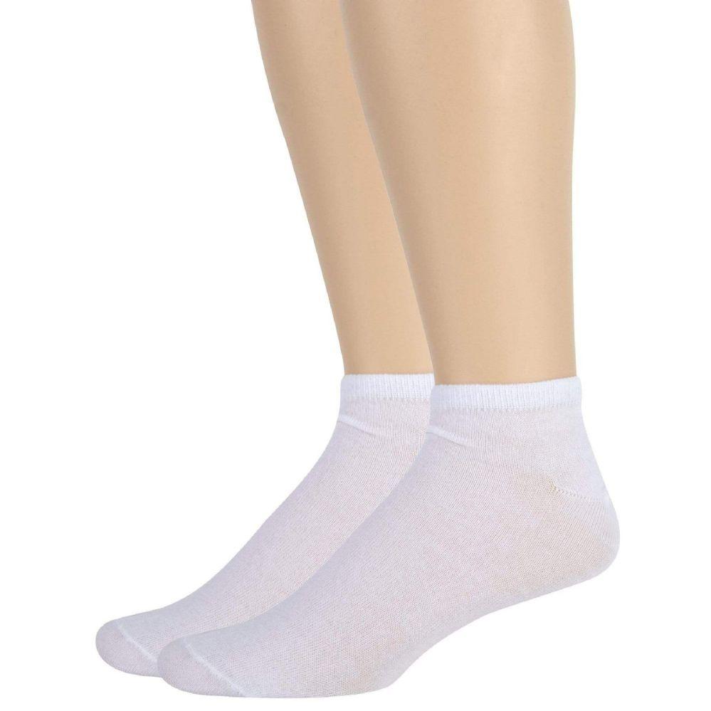 100 Wholesale Men's Solid Ankle Socks White image