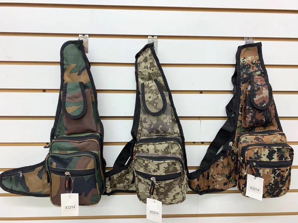 24 Wholesale Camo Backpack In Assorted Color image