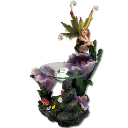 12 Wholesale Flower Fairy Tea Light Burner image
