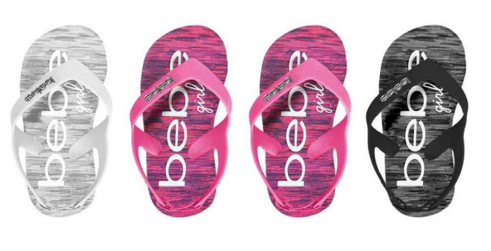 36 Wholesale Toddler Girl's Thong Flip Flop Sandals W/ Space Dye Footbed image