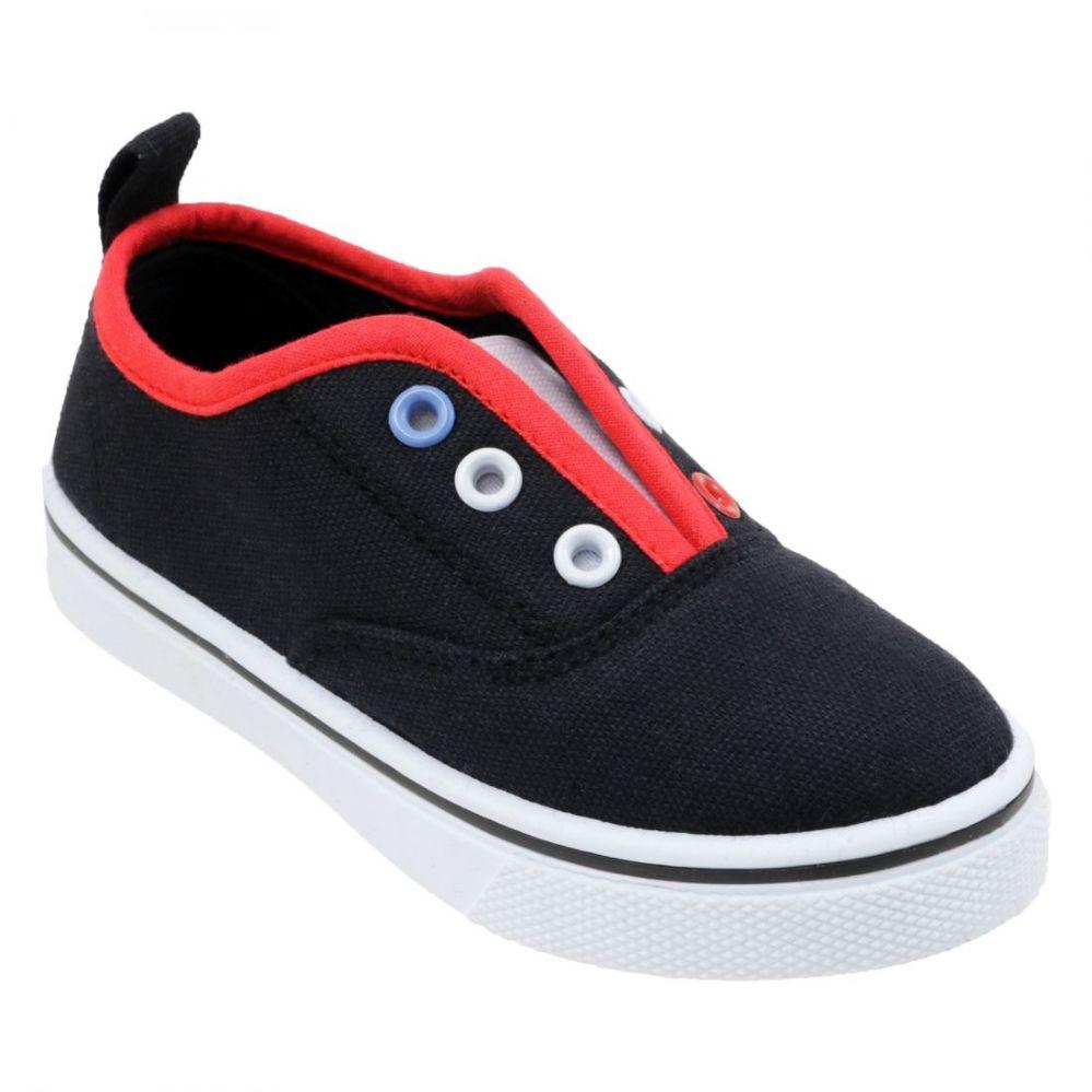 12 Wholesale Girl's Two Tone Canvas No Lace SliP-On Sneakers
