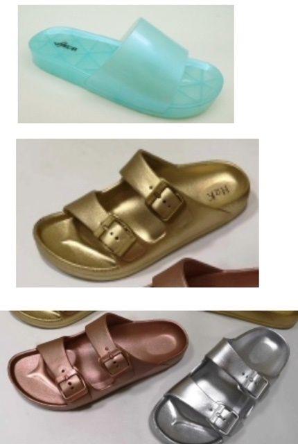 48 Wholesale Lady Slipper Size 5-10 Assorted Colors image