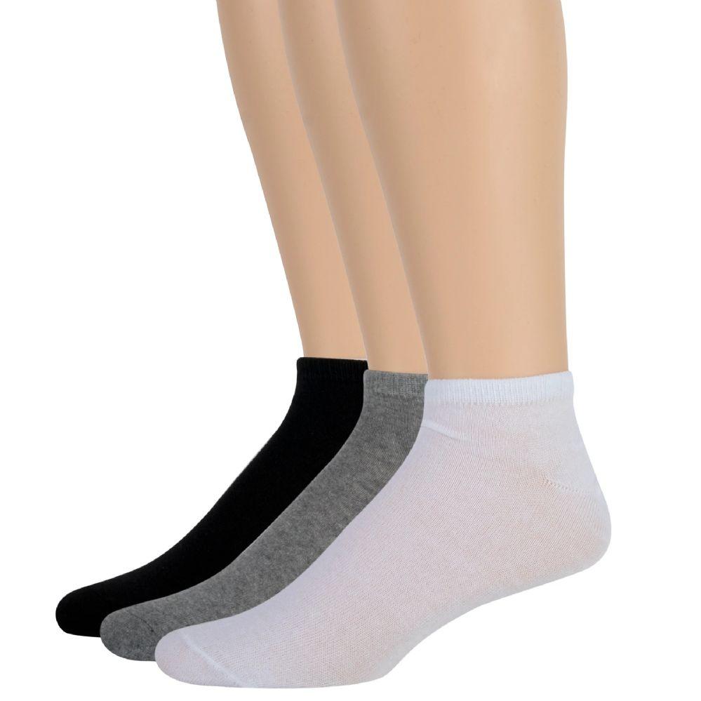 100 Wholesale Women's Solid Ankle Socks Assorted image