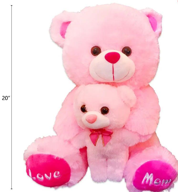 18 Wholesale 20 Inch Pink Mother And Baby Bear image
