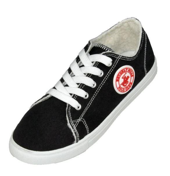 18 Wholesale Womens Canvas Low Top Sneaker Lace Up Classic Casual Black