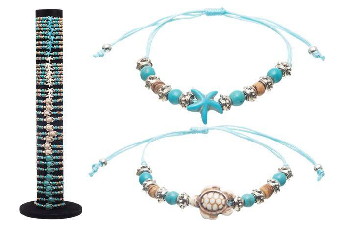 36 Wholesale Turtle And Starfish Bracelet image
