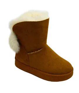 12 Wholesale Women Warm Winter Ankle Boots Color Tan Size 5-8 image
