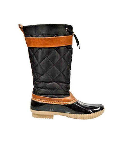 12 Wholesale Womens Winter Boots Waterproof Comfortable Color Black Size 6-11 image