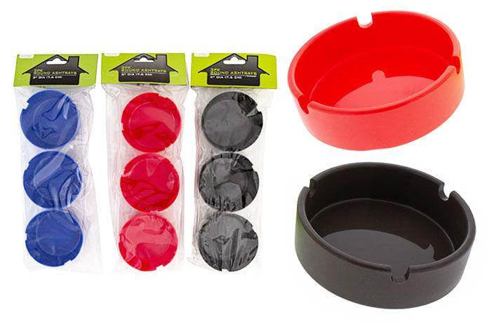 60 Wholesale Ashtrays (3 Pc) image