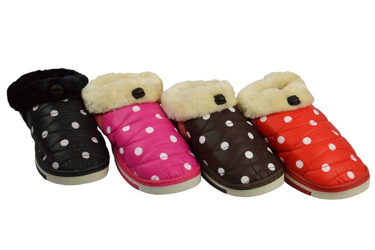 36 Wholesale Woman Faux Fur Fuzzy Comfy Soft Plush Indoor Outdoor Slipper Assorted Color And Size 7-12 image