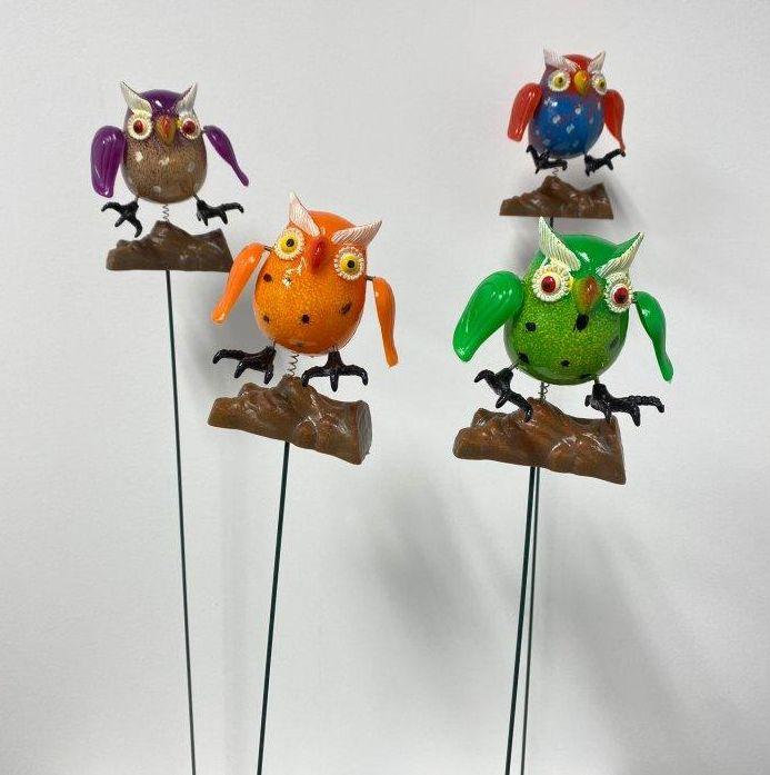 48 Wholesale Wholesale Yard Stake [owl With Springing Wings And Feet] - Wholesale Sock Deals image