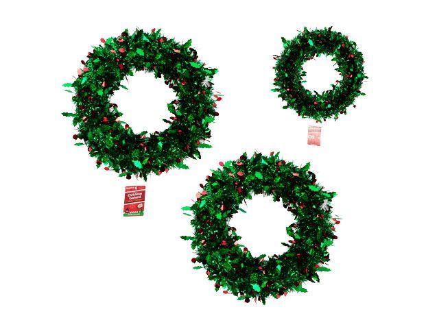 24 Wholesale Christmas Garland Wreath image