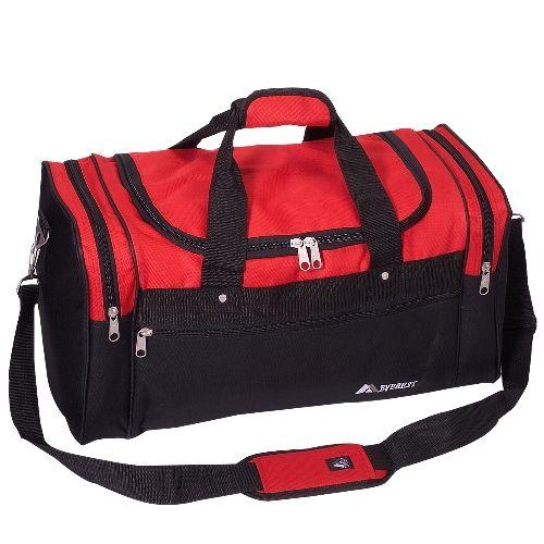 20 Wholesale 21.5" Sports Duffel- Standard in Red image