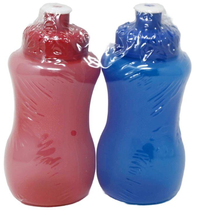24 Wholesale 2pk MINI WATER BOTTLES Assorted COLORS image