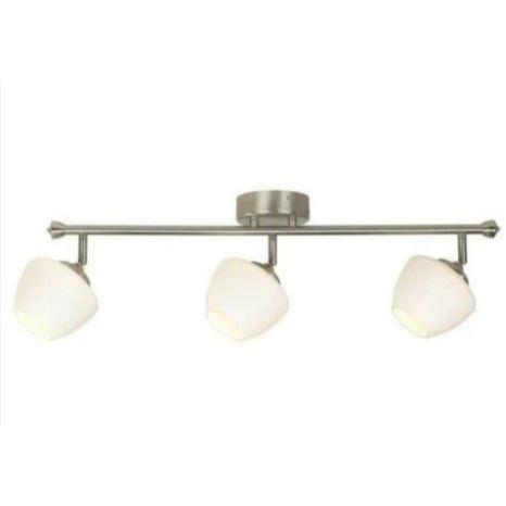 Wholesale 3-LIGHT FROSTED WHITE DIRECTIONAL RAIL LED TRACK LIGHT image