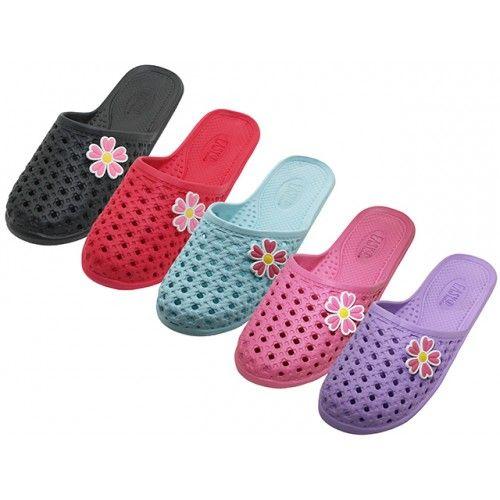 50 Wholesale Women's Close Toe Super Soft Slide Eva Sandals Sizes 5-10 image