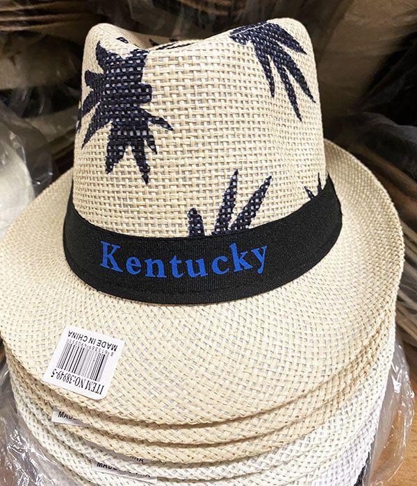 36 Wholesale Leaves And Kentucky Fedora Hat image