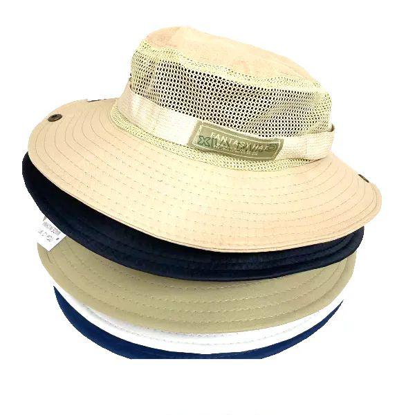 36 Wholesale Mesh Bucket Hats Assorted image