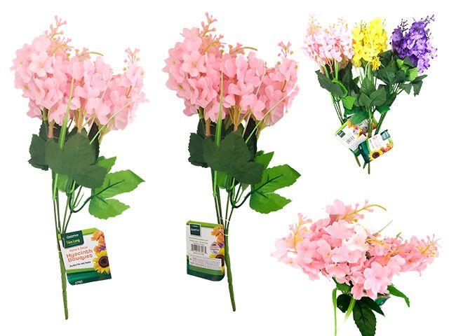 144 Wholesale Hyacinth 5 Flower Bouquet image