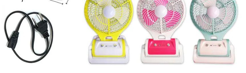 12 Wholesale 12 Inch Rechargeable Fan With Light image