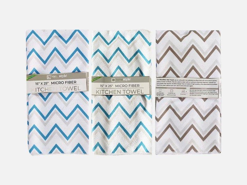 24 Wholesale 3pk 15x25in Prntd Microfbr Kitchn Towl image