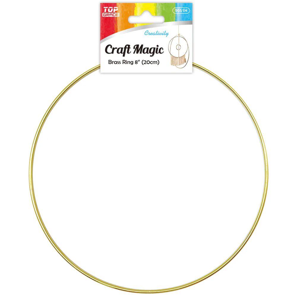 24 Wholesale Brass Rings 8"/1pc image