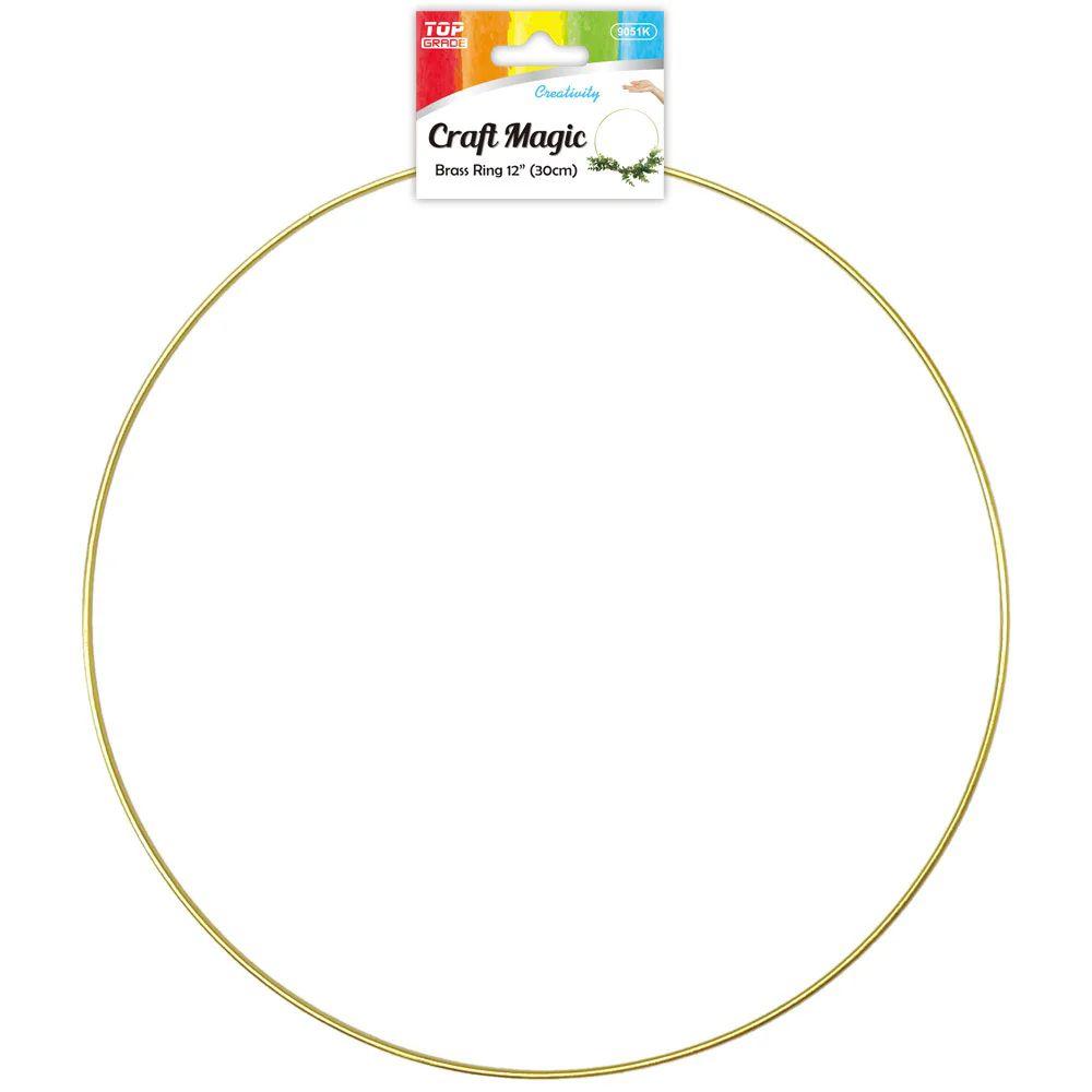 24 Wholesale Brass Rings 12"/1pc image