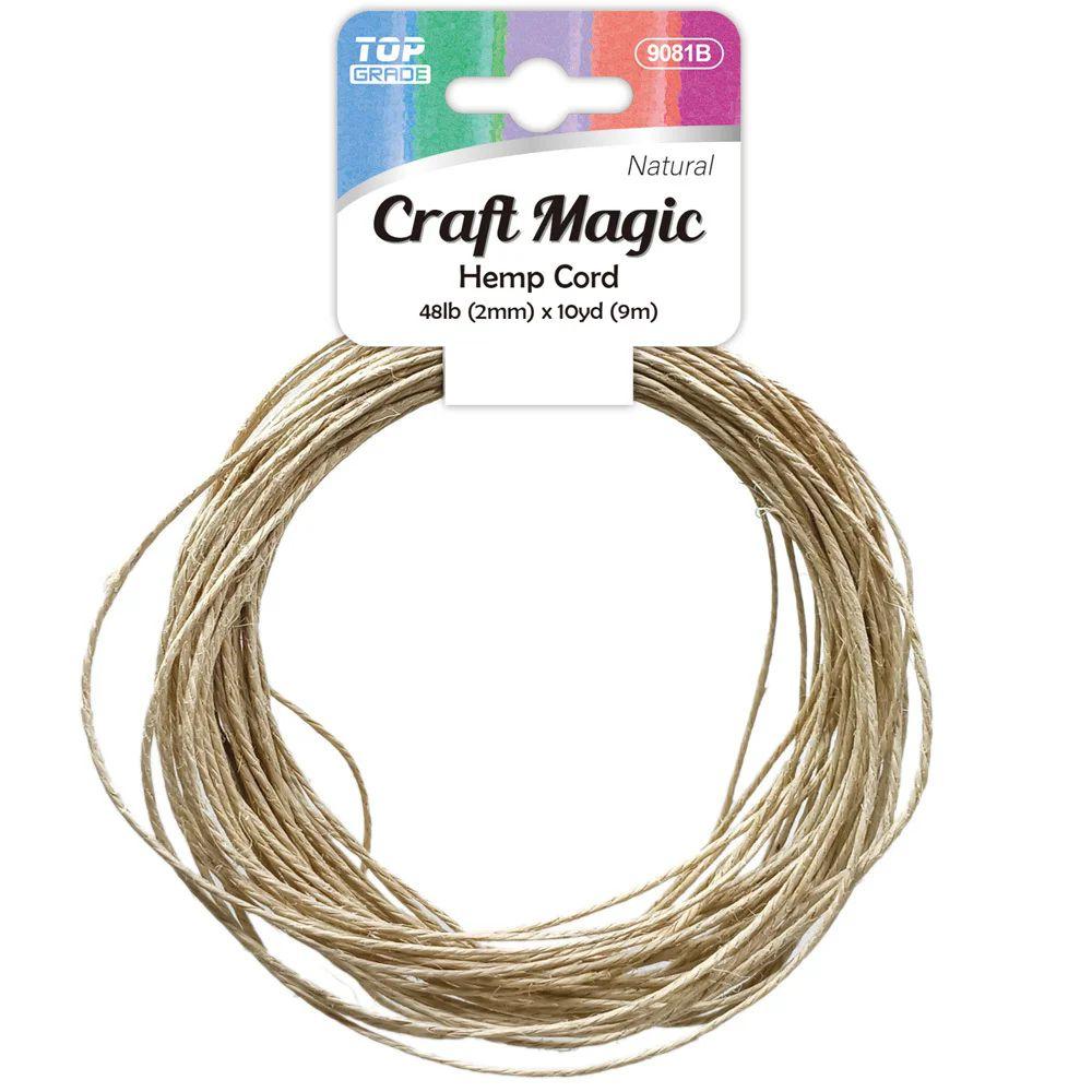 24 Wholesale Natural Hemp Cord 10yd image