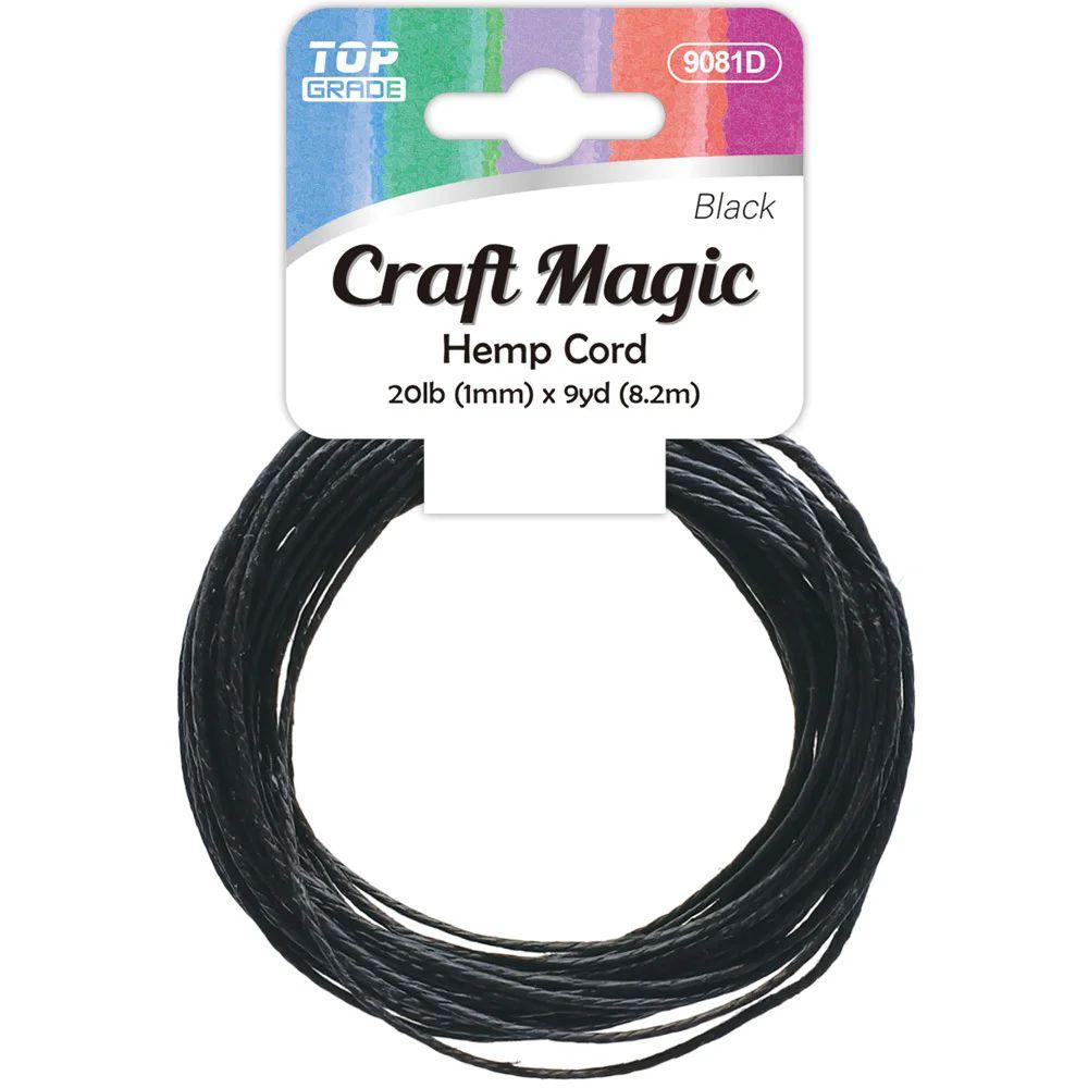 24 Wholesale Natural Hemp Cord 9yd image