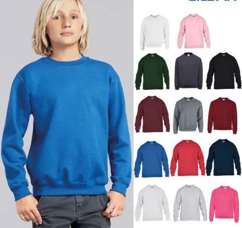 144 Wholesale Youth Crew Neck Sweatshirt image