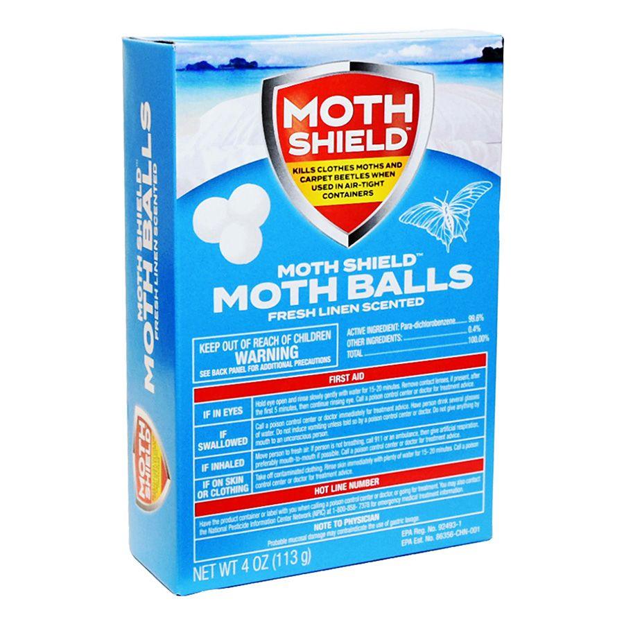 24 Wholesale Moth Shield Moth Balls 4 Oz Fresh image