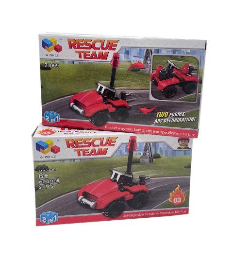 432 Wholesale RESCUE TEAM BUILDING BRICK image