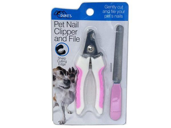24 Wholesale Pet Nail Clipper And File image