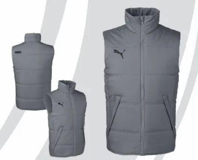 12 Wholesale Puma Sport Adult Essential Padded Vest Solid Gray image